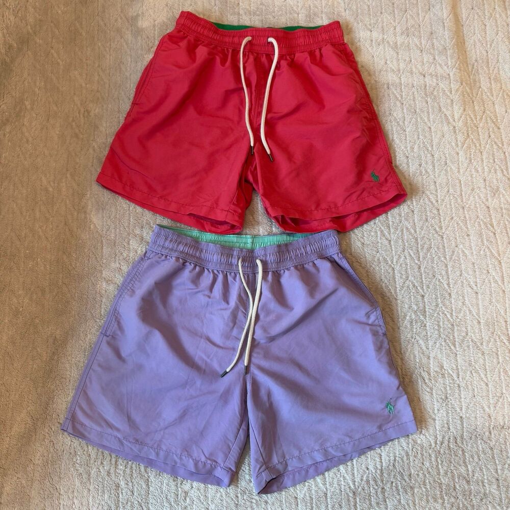 Polo Ralph Lauren Swim Trunks Lot of 2 men’s Sz XS
